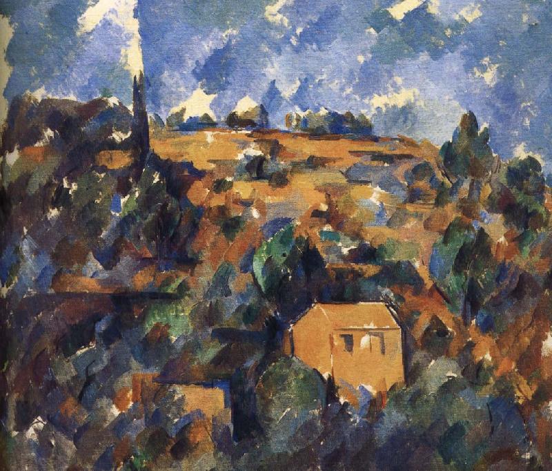 Paul Cezanne van het huis op een heuvel Germany oil painting art